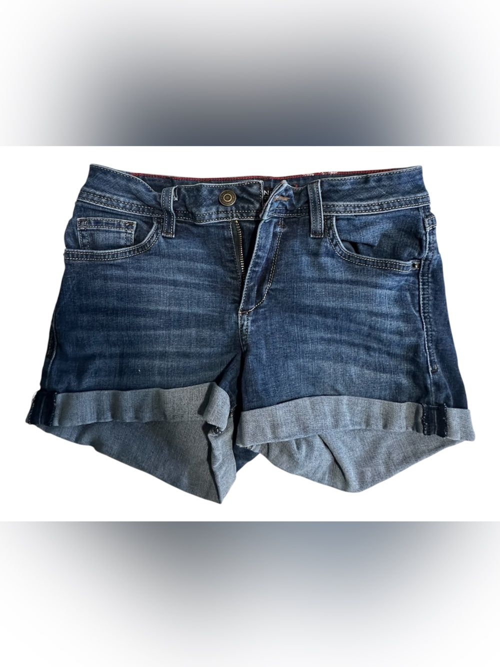 Fran Denim Women’s High Rise Blue Shorts Size 27